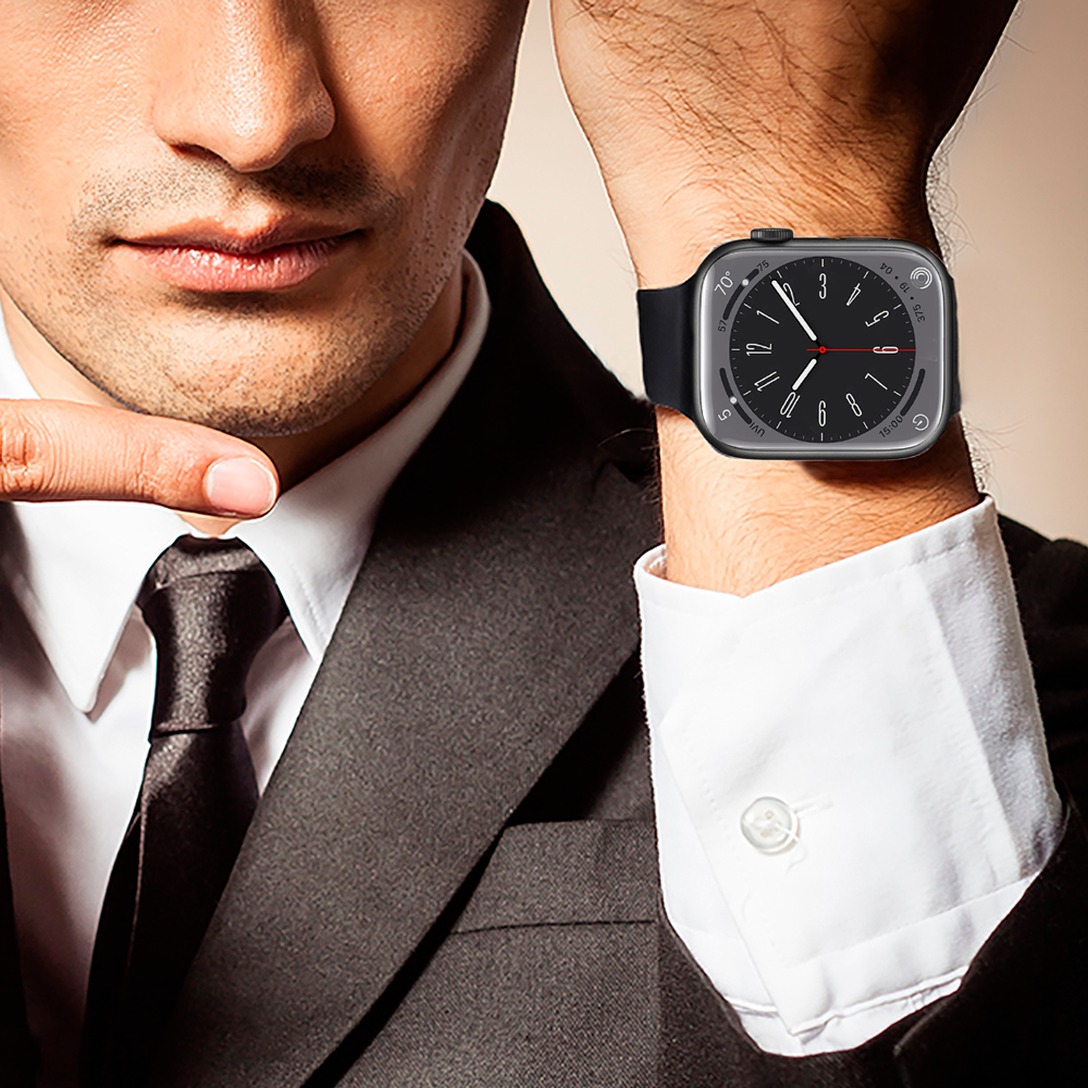 Smartwatch Promax Big Series 9 silicone avec écran de 2,1" messages applications