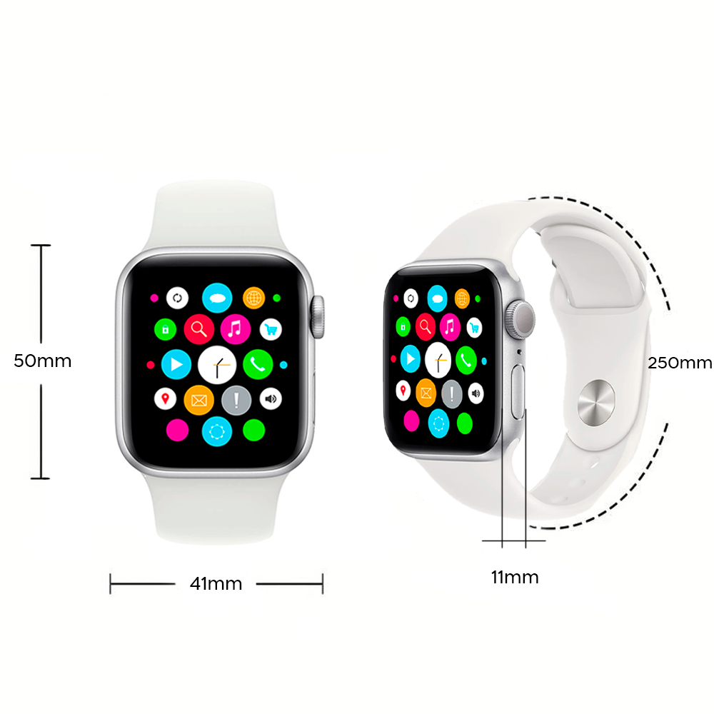 Smartwatch Promax Big Series 9 silicone avec écran de 2,1" messages applications