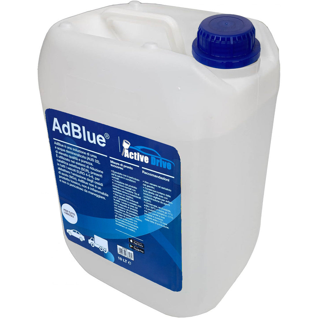 AdBlue 50lt Euro 4-5-6 Additif gaz d'échappement pour moteurs diesel Made Italy