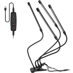 Lampe LED Culture pour Plantes Éclairage Intérieur 4 Bandes LED Alimentation USB