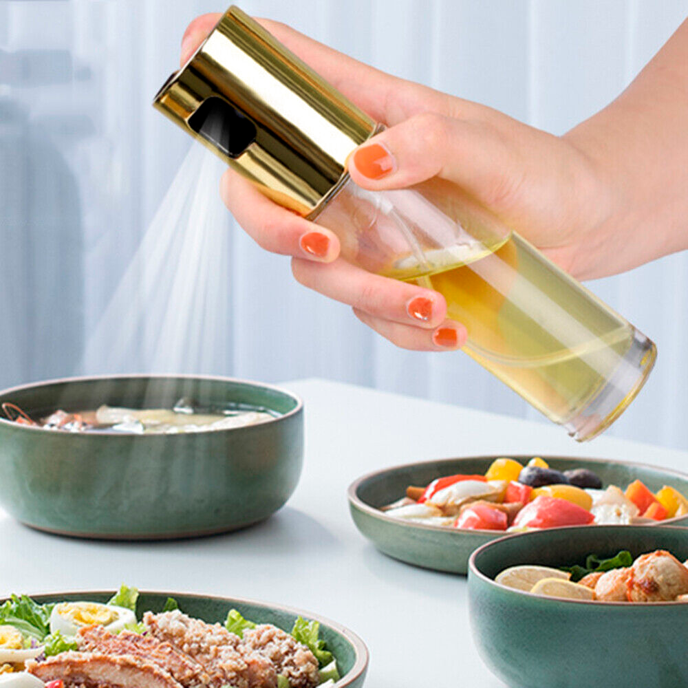 Distributeur d'huile spray nébuliseur de 100 ml en verre pour la friteuse à air