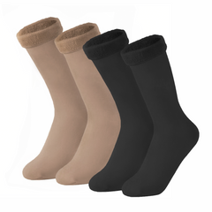 Ensemble chaussettes thermiques hivernales mollets unisexe chaudes taille unique
