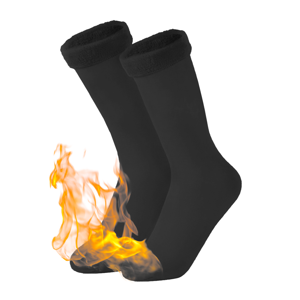 Ensemble chaussettes thermiques hivernales mollets unisexe chaudes taille unique