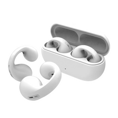 Écouteurs Bluetooth sans fil Rechargeables Conduction Osseuse Pince d'Oreille