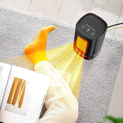Mini Chauffage Électrique Portable 950W Bureau Ventilateur Chauffant Oscillant