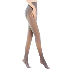 Collants thermiques d'hiver avec effet transparent de collants femme 180 deniers