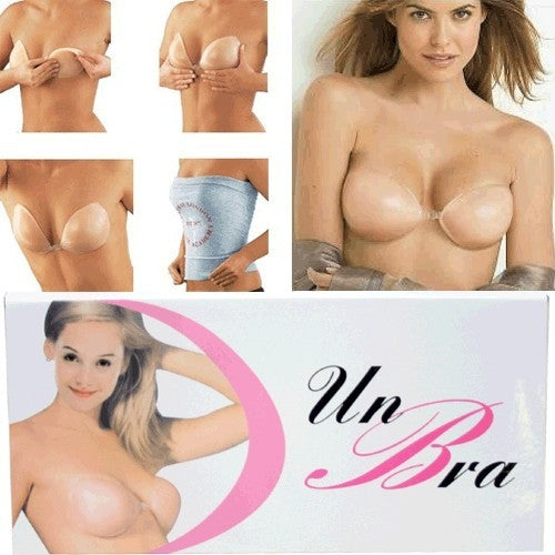 Soutien-gorge push-up invisible sans coutures en silicone