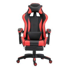 Chaise de bureau Gaming AZRACE simili-cuir avec repose-pieds inclinable 150°