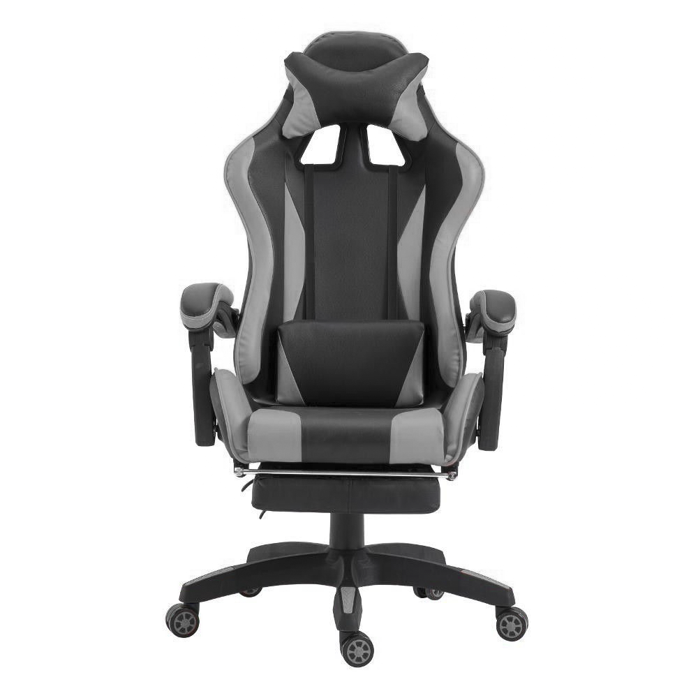 Chaise de bureau Gaming AZRACE simili-cuir avec repose-pieds inclinable 150°