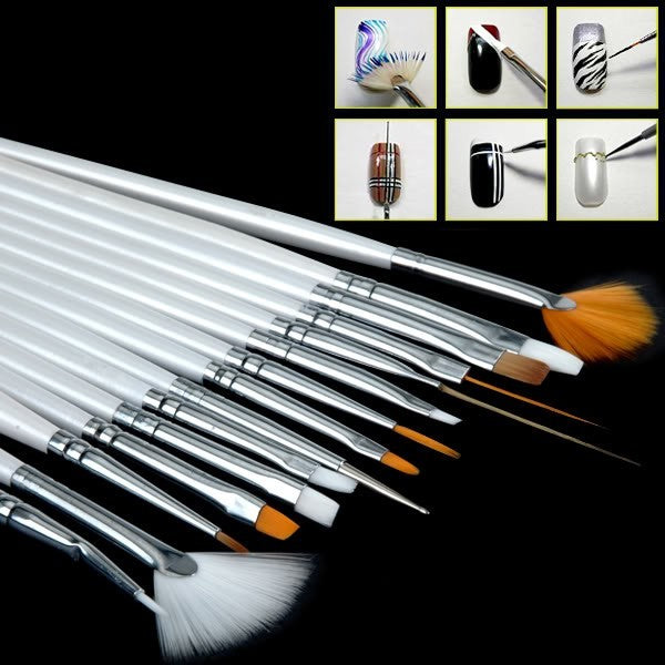 Set 15 pieces manucure - nail art - pour reconstrucion et décoration des ongles