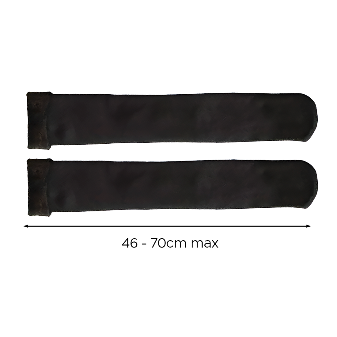 Pack 4 paires chaussettes thermiques 3 noires et 1 beige unisexe taille unique