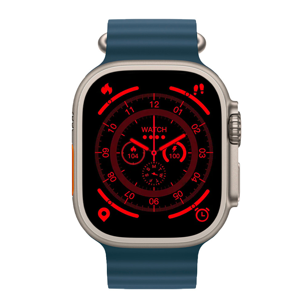 Smartwatch S9 Ultra 49mm Bracelet en Silicone Montre Numérique Podomètre