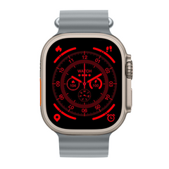 Smartwatch S9 Ultra 49mm Bracelet en Silicone Montre Numérique Podomètre