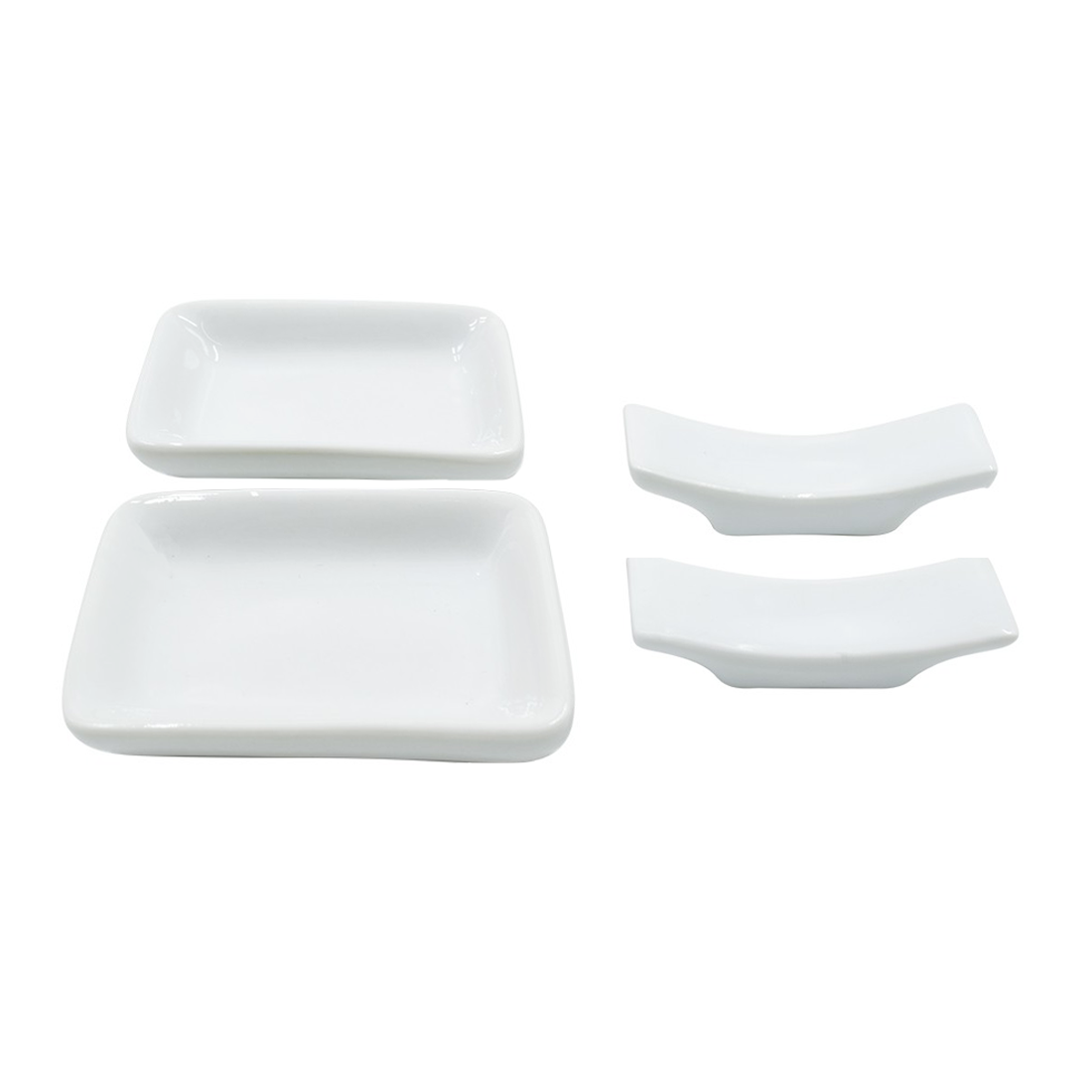 Service Sushi 2 personnes 10 pièces tapis bambou assiette ardoise baguettes bols