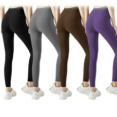 Legging femme taille haute TANYA sports d'été en tissu élastique