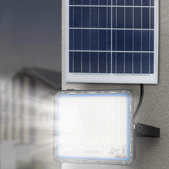 Projecteur LED Panneau Solaire Rechargeable 100W 101138 Télécommande IP66