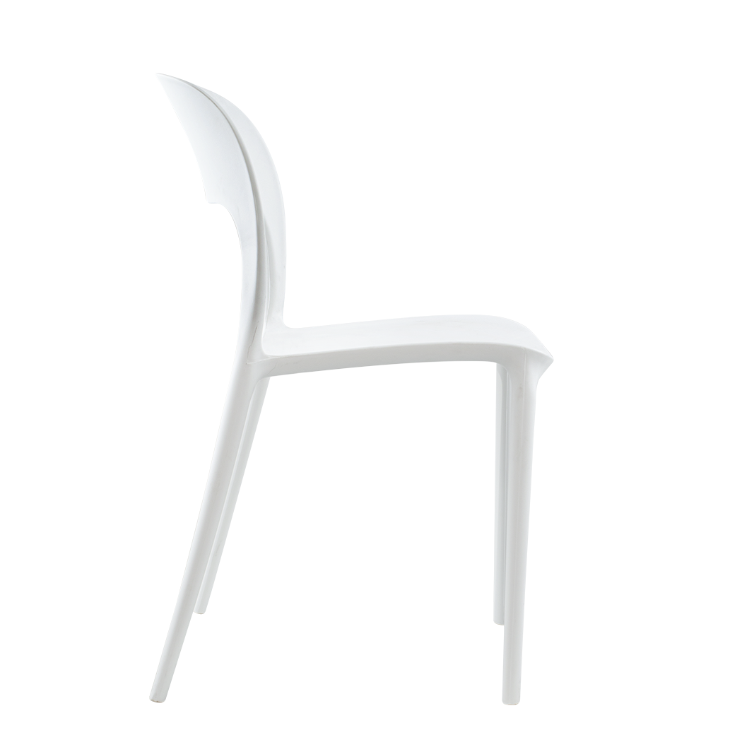 Lot 2 chaises STYLE polypropylène design moderne empilables Home Bar Restaurant