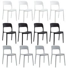 Pack 4 chaises STYLE polypropylène Design moderne empilables Home Bar Restaurant