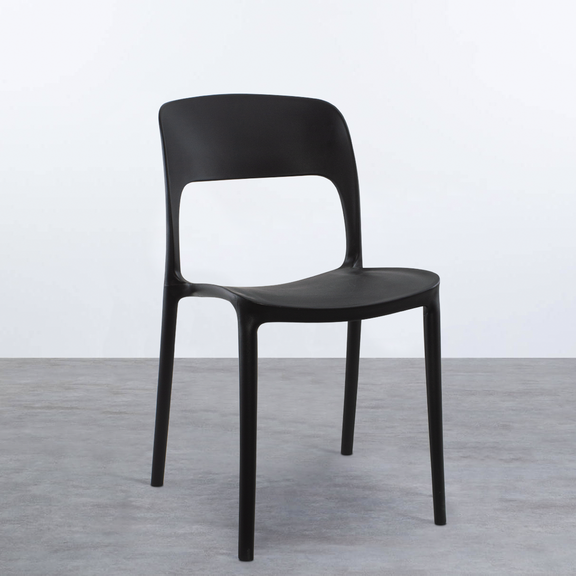 Pack 4 chaises STYLE polypropylène Design moderne empilables Home Bar Restaurant