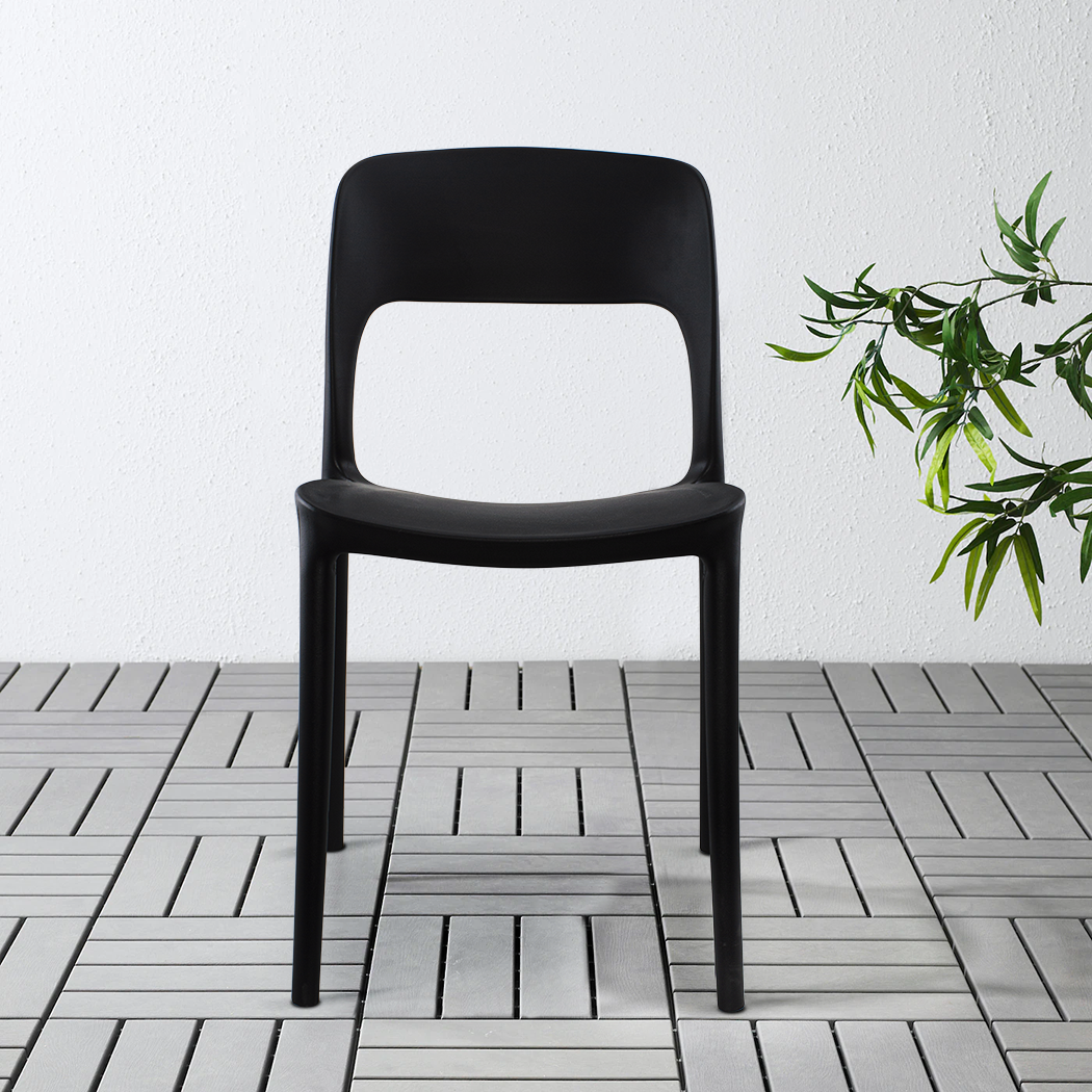 Pack 4 chaises STYLE polypropylène Design moderne empilables Home Bar Restaurant