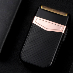 Rasoir Électrique Rechargeable USB Portable Imperméable Double Tête de Rechange