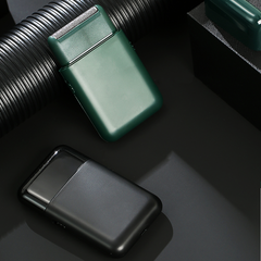 Rasoir à Barbe et Pattes Rechargeable USB et Portable avec Tête de Rechange