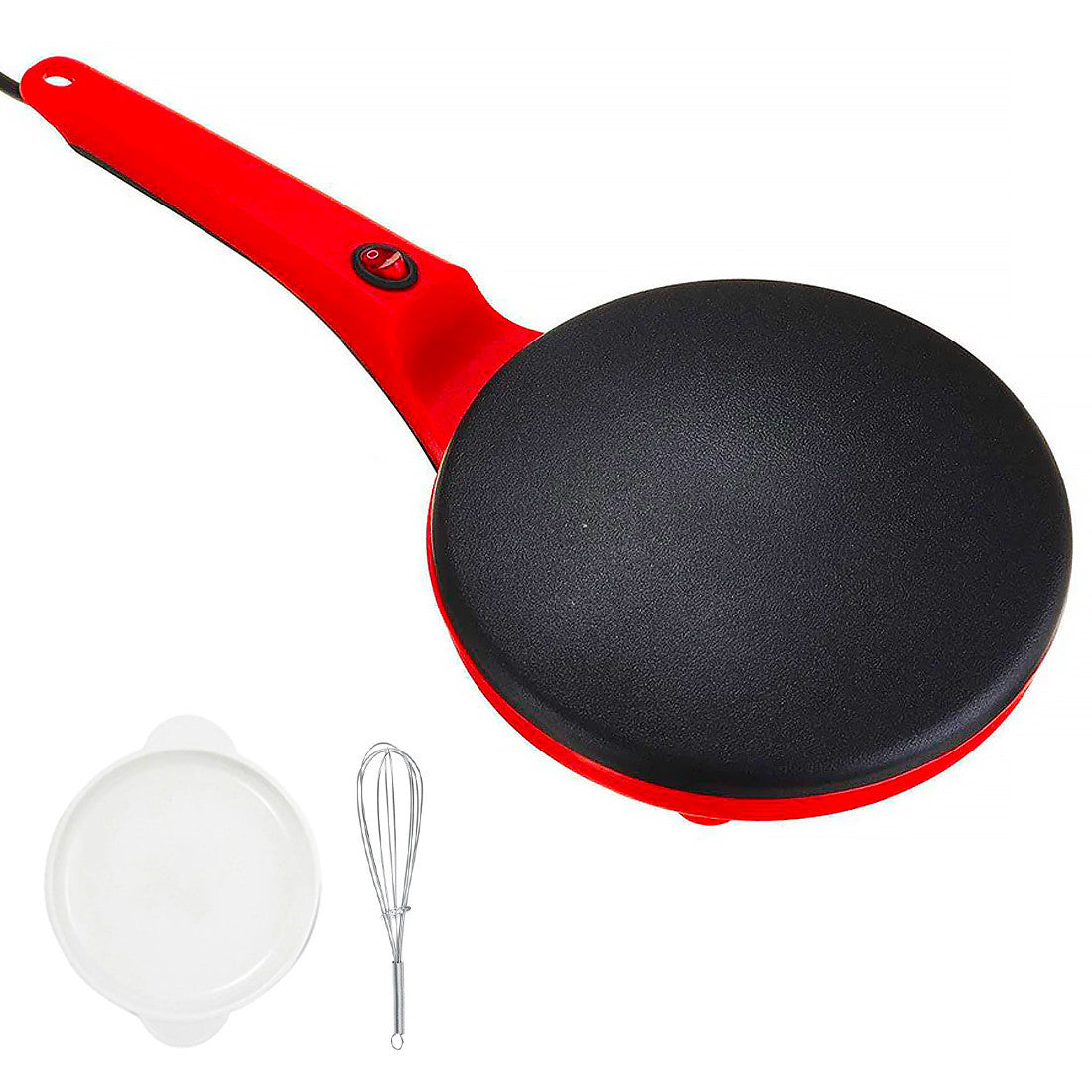 Poêle à crêpes et crêpière électrique avec revêtement antiadhésif de 600W