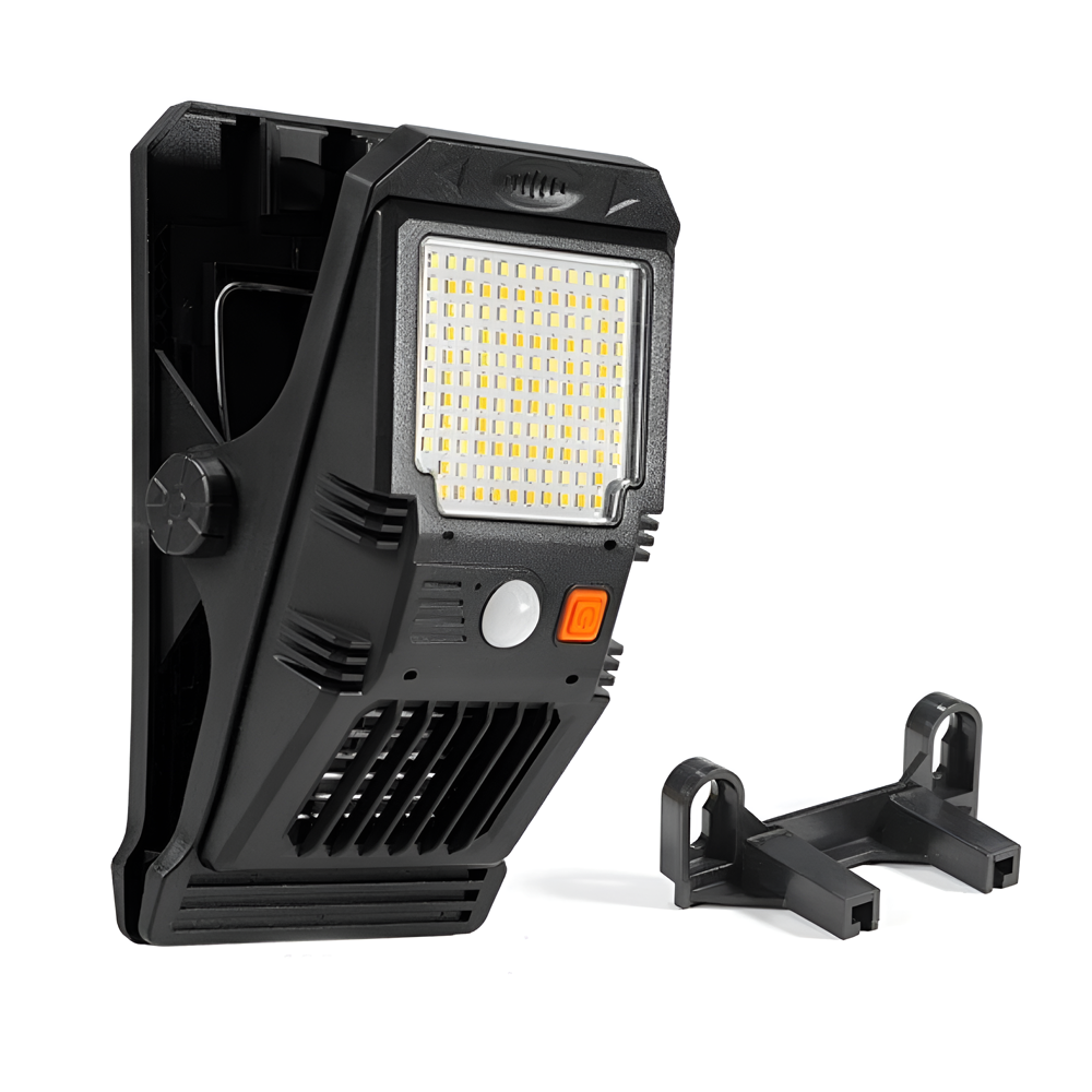 Lampe LED solaire capteur répulsif d'insectes clip lumière d'urgence polyvalent