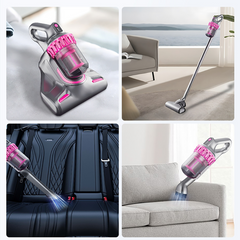 Aspirateur sans fil 4 en 1 avec écran LCD et filtre HEPA de 100 W
