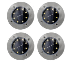 2 pz Projecteur Escalier Solaire avec 8 LED Lumière Froide Imperméable Extérieur