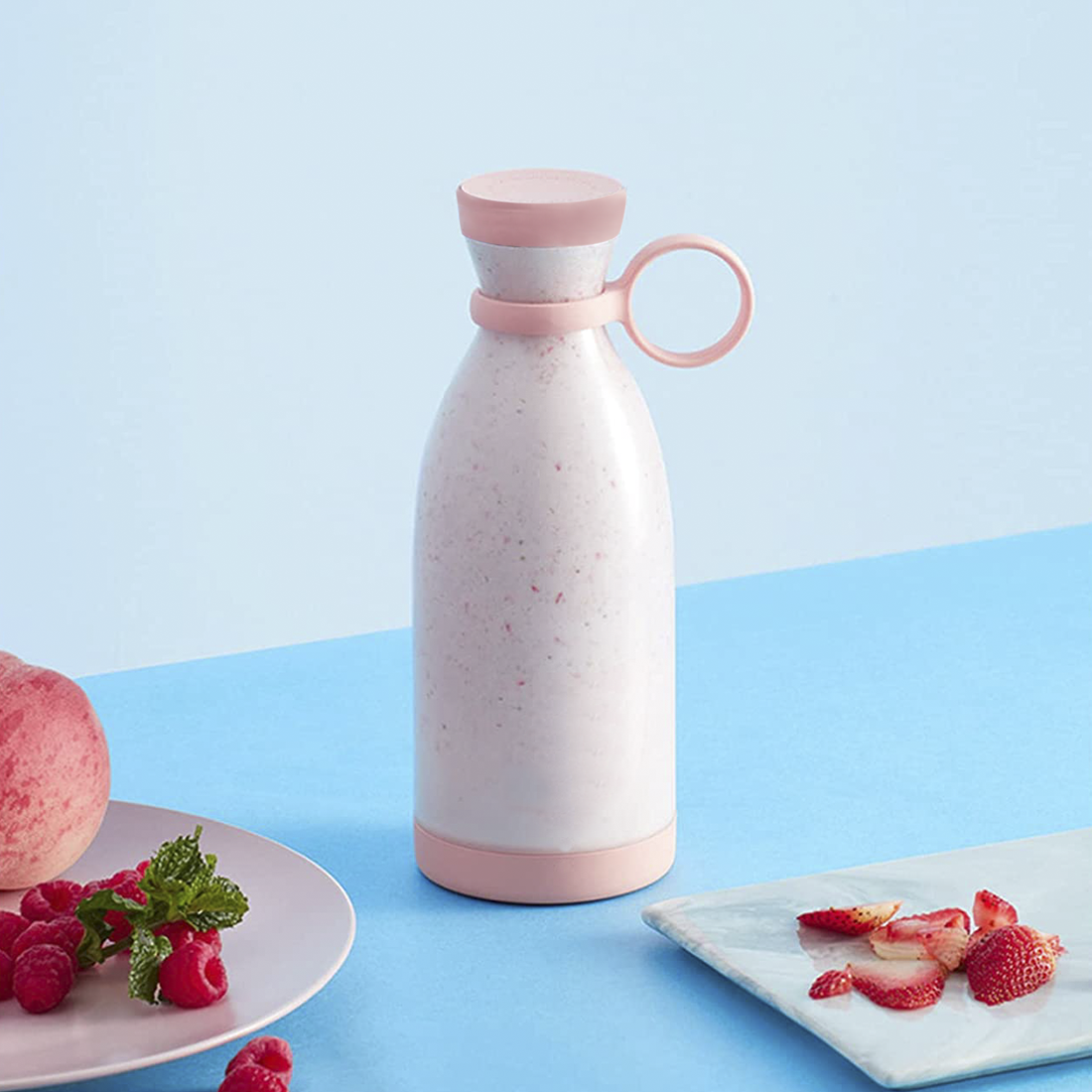 Mini bouteille de smoothie rechargeable portable pour mélangeur de jus portable