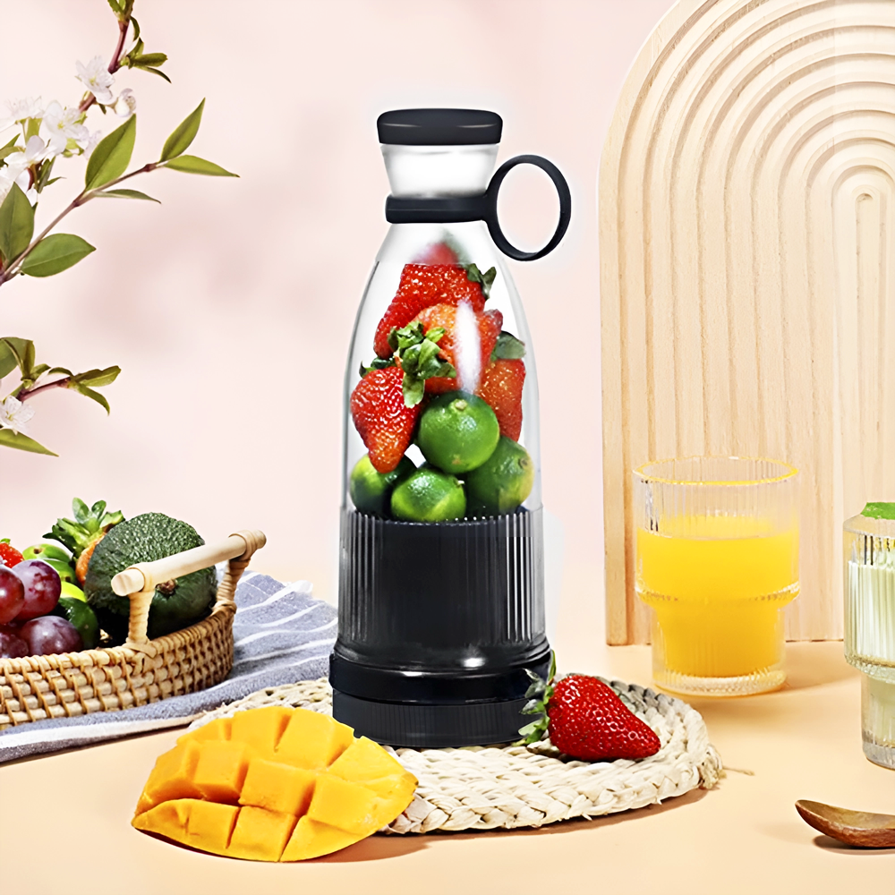 Mini bouteille de smoothie rechargeable portable pour mélangeur de jus portable