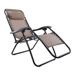 Chaise Gravita Zero pliante avec dossier inclinable fauteuil textilèneà étranger