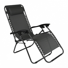 Chaise Gravita Zero pliante avec dossier inclinable fauteuil textilèneà étranger