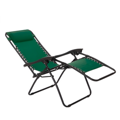 Set 2 chaises pliantes Gravità Zero avec dossier inclinable poltrona textilène