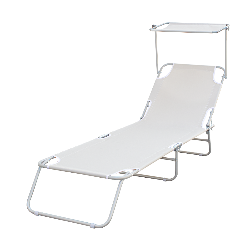 2309P Transat pliant avec dossier réglable et parasol