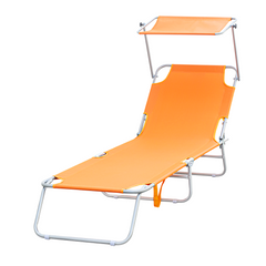 2309P Transat pliant avec dossier réglable et parasol