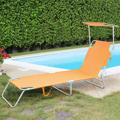 2309P Transat pliant avec dossier réglable et parasol