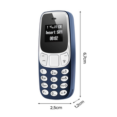 Mini téléphone portable poche avec double SIM GSM sans fil entrée carte SD MP3