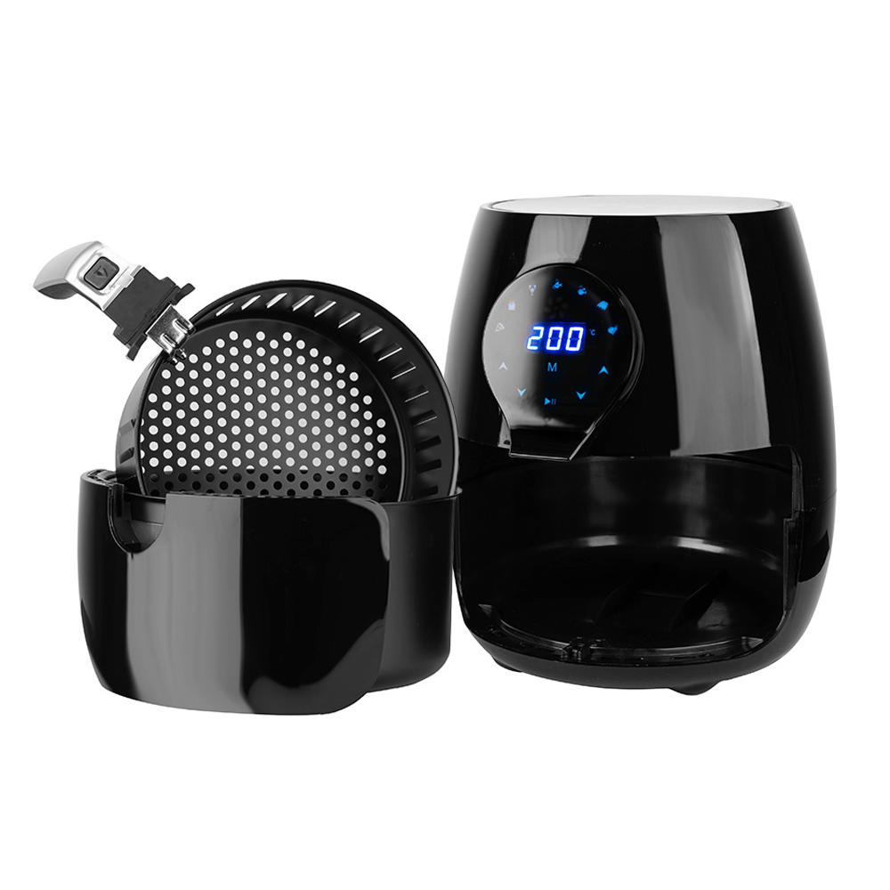 Friteuse à air 3,5 litres avec panier amovible 1500 W écran tactile et minuteur