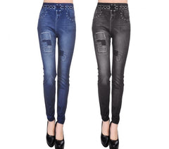  J0173 - Jeggins détail patch - divers coloris - Mode féminine