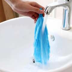 Plumeau Électrique Rechargeable Brosse Rotative Nettoyage 2 Têtes Sans Fil