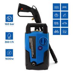 Nettoyeur haute pression électrique 160 bars haute pression 1600W moteur 360 lt