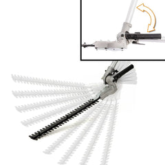 Taille-haie Coupe-branches/bordures débroussailleuse 52cc KRAFTROYAL 4en1 jardin