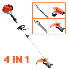 Taille-haie Coupe-branches/bordures débroussailleuse 52cc KRAFTROYAL 4en1 jardin