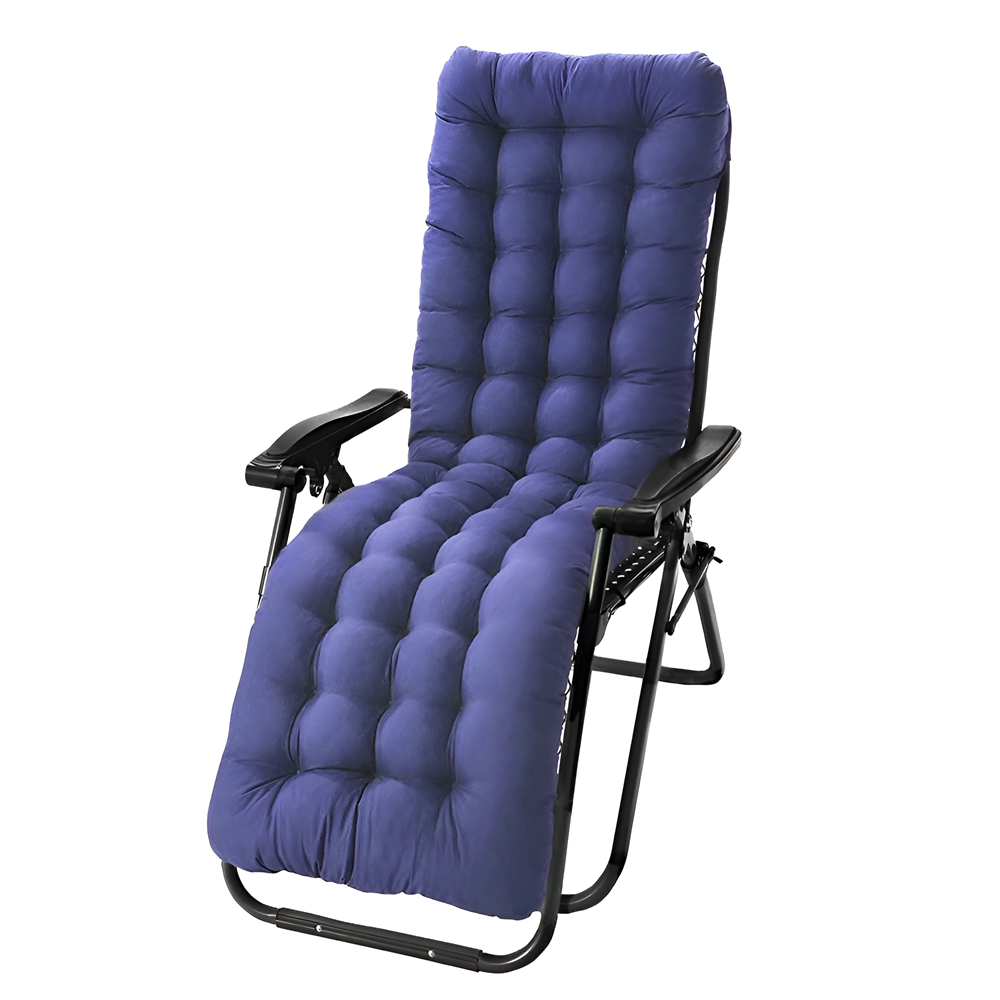 Chaise inclinable pliable avec coussin Zéro gravité Dossier inclinable