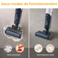Aspirateur et nettoyeur sans fil intelligent avec écran LED