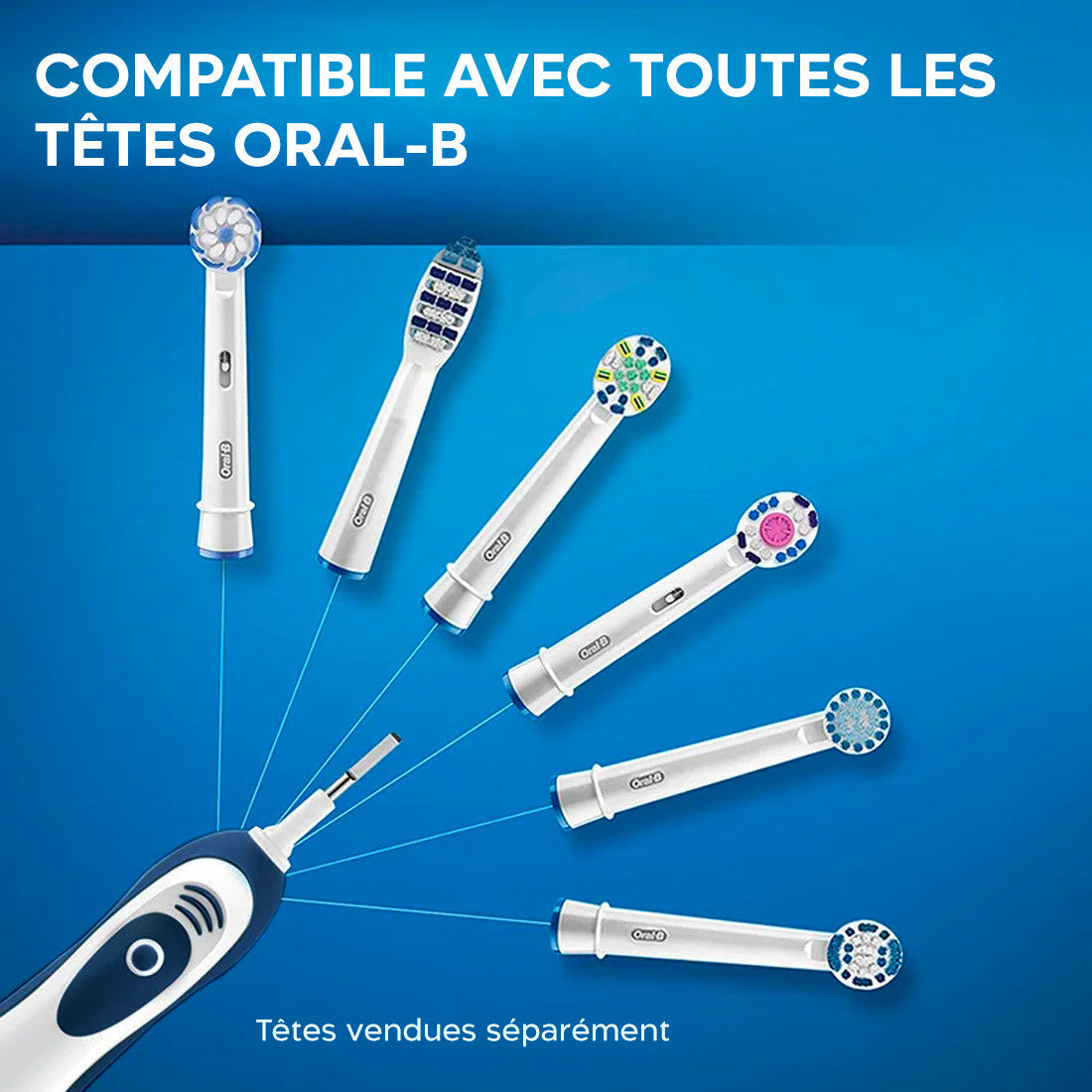 Brosse à dents électrique Oral-B ADVANCED Pro Expert à pile avec interchangeable