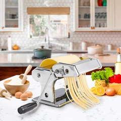 Machine à pâtes fraîches manuelle acier avec 7 réglages pour lasagnes fettuccine