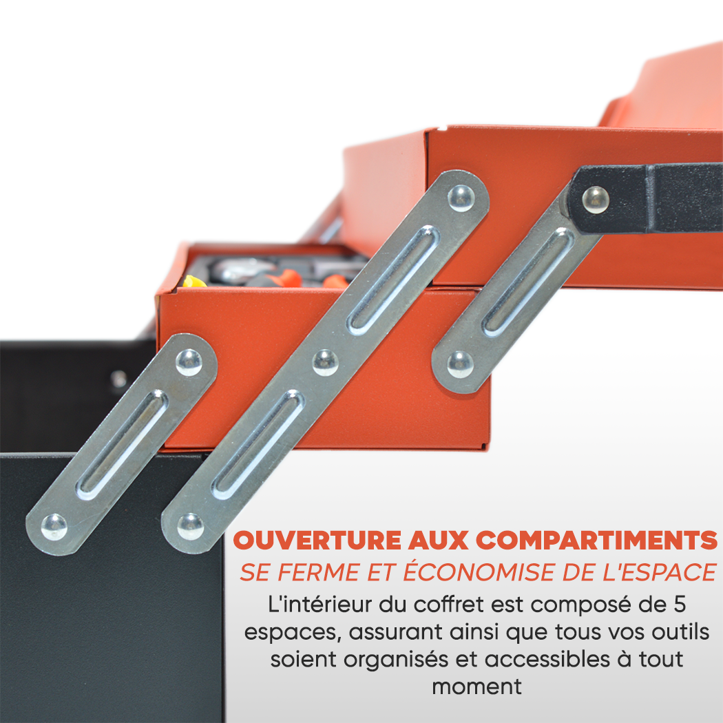 Boîte à outils Malette Portable Boîte à outils 85 Outils de Quincaillerie